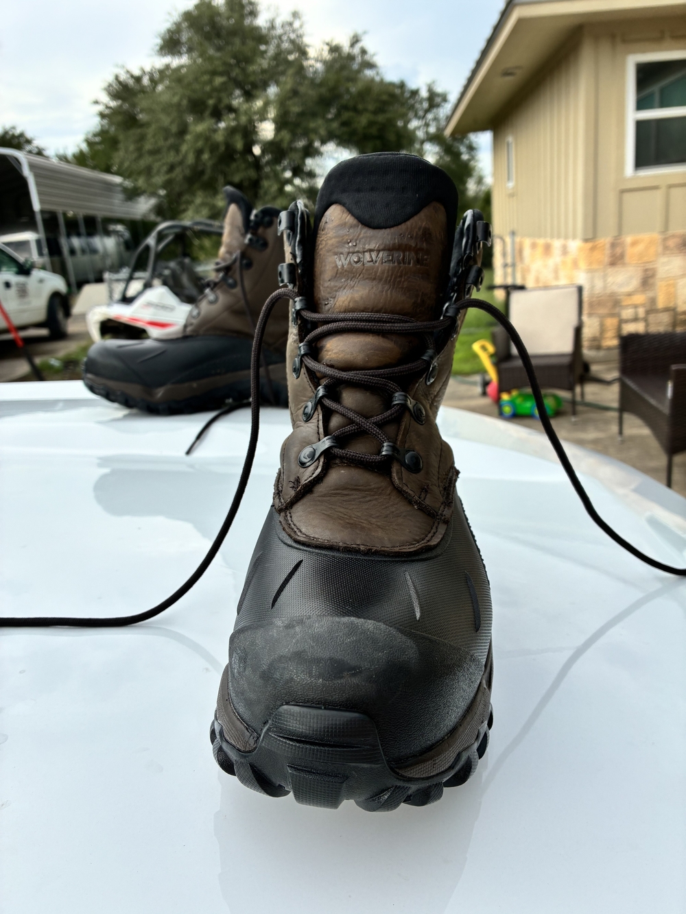 3M Thinsulate Brown and Black Men's Insulated Work Boot